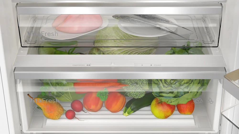 Bosch Serie 4 KBN96VFE0 fridge-šaldiklis Built-in 383 L E Baltas