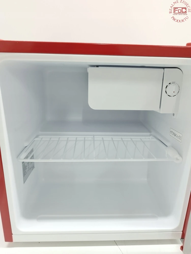 Šaldytuvas CHiQ CSD46D4RE mini baras, 46 litrai, 2 skyriai, nuo 0 °C iki +10 °C, 39 dB, raudona