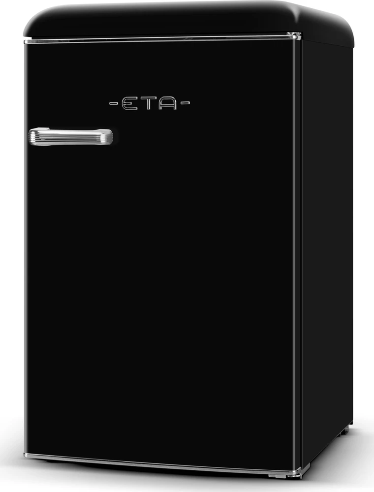 ETA | Šaldytuvas | ETA253790020E Storio | Energy efficiency class E | Free standing | Larder | Height 90 cm | Šaldytuvas net capacity 92 L | Šaldiklis net capacity 18 L | 38 dB | Juodas