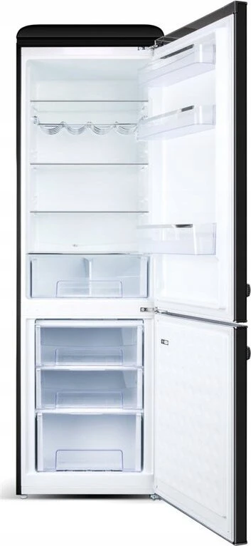 ETA | Šaldytuvas | ETA253290020E Storio retro | Energy efficiency class E | Free standing | Combi | Height 192 cm | Šaldytuvas net capacity 216 L | Šaldiklis net capacity 84 L | 41 dB | Juodas
