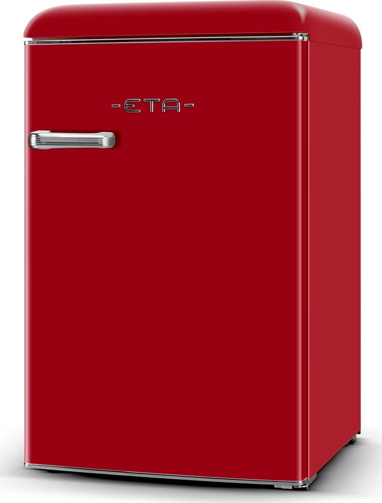 ETA | Šaldytuvas | ETA253690030E | Energy efficiency class E | Free standing | Larder | Height 90 cm | Šaldytuvas net capacity 92 L | Šaldiklis net capacity 18 L | 38 dB | Raudona
