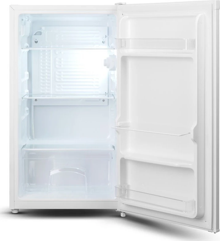 Goddess Šaldytuvas | GODRME085GW8SSE | Energy efficiency class E | Free standing | Larder | Height 85 cm | Šaldytuvas net capacity 88 L | 39 dB | Baltas