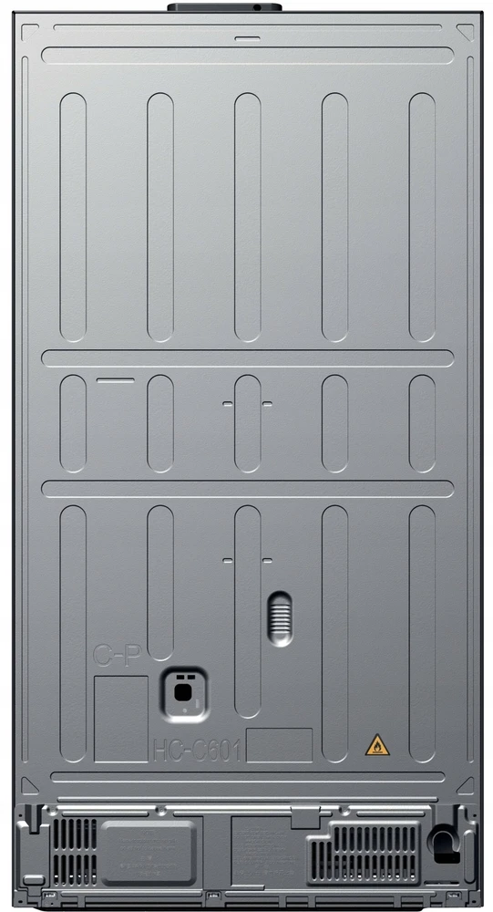 Šaldytuvas Haier S+ 4D 7 No Frost 601 L aukštis 190 cm juodas - SBS šaldytuvas (HSPR79F19DNGG)