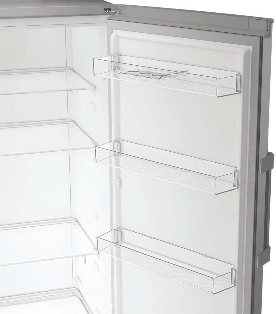 INDESIT Šaldytuvas | MLINS 1411 S4E | E energijos efektyvumo klasė | Laisvai pastatomas | Šaldytuvas be šaldiklio | Aukštis 171,4 cm | No Frost sistema | Šaldytuvo neto talpa 367 L | 38 dB | Sidabrinis