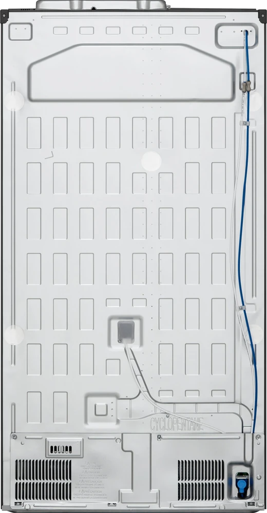 Šaldytuvas LG InstaView ™ ThinQ™ GSXV91MCAE American Šaldytuvas Šaldiklis Freestanding American door Juodas LED Touch LED