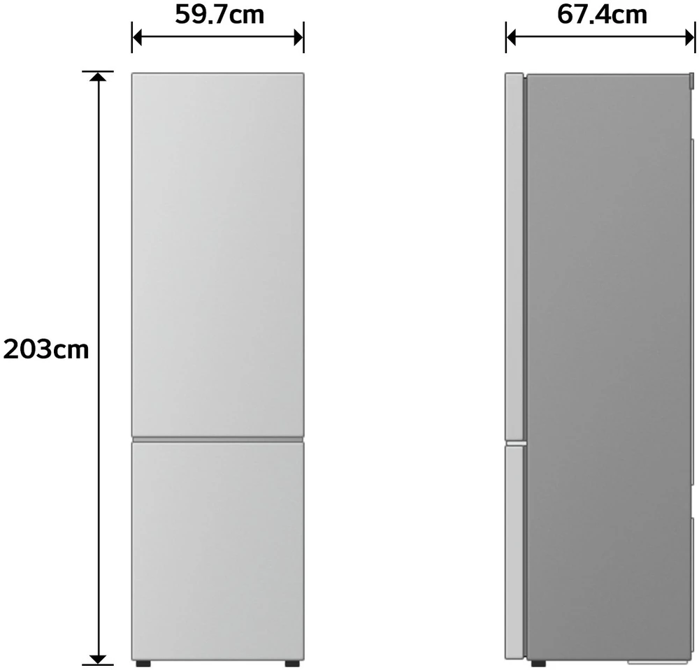 Šaldytuvas LG GBBS726BEV
