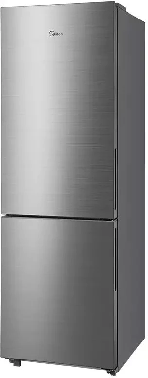 Midea Šaldytuvas | MDRB548MME46 | Energijos efektyvumo klasė E | Laisvai stovintis | Kombinuotas | Aukštis 186 cm | No Frost sistema | Šaldytuvo grynoji talpa 271 L | Šaldiklio grynoji talpa 130 L | 35 dB | Pilkas