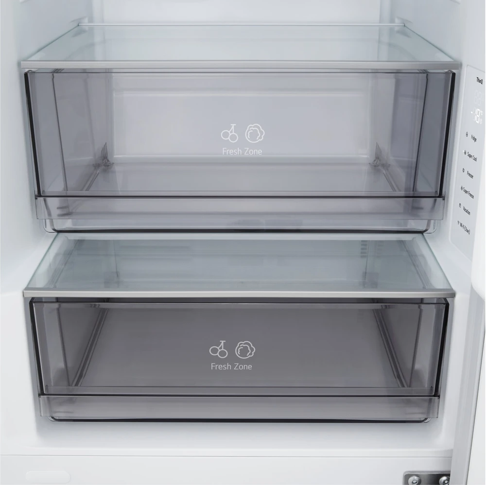 LG Šaldytuvas | GBBSJ10EEP | Energy efficiency class E | Free standing | Combi | Height 186 cm | No Frost system | Šaldytuvas net capacity 220 L | Šaldiklis net capacity 113 L | Ekranas | 35 dB | Essence Matte Juodas