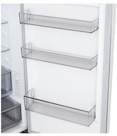 LG Šaldytuvas | GBBSJ10ESW | Energy efficiency class E | Free standing | Combi | Height 186 cm | Šaldytuvas net capacity 220 L | Šaldiklis net capacity 113 L | Ekranas | 35 dB | Baltas