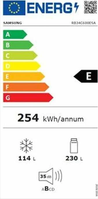Šaldytuvas Samsung RB34C600ESA/EF