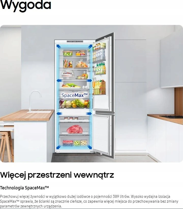 Įmontuojamas šaldytuvas Samsung BRB38G705DWW