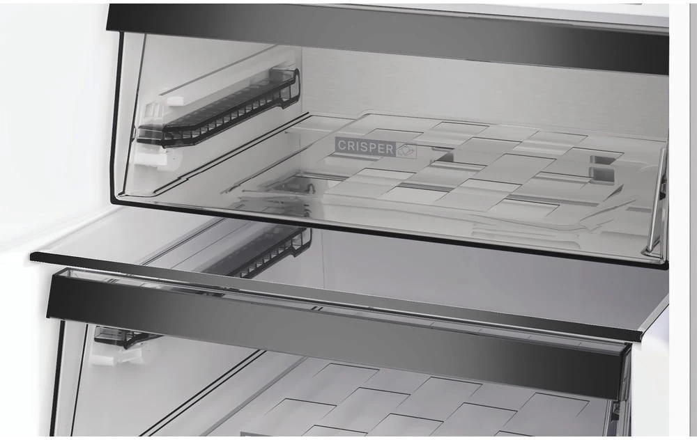 Whirlpool Šaldytuvas | WHK 26362 XBR4E | Energy efficiency class E | Free standing | Combi | Height 186.5 cm | No Frost system | Šaldytuvas net capacity 201 L | Šaldiklis net capacity 106 L | Ekranas | 37 dB | Juodas