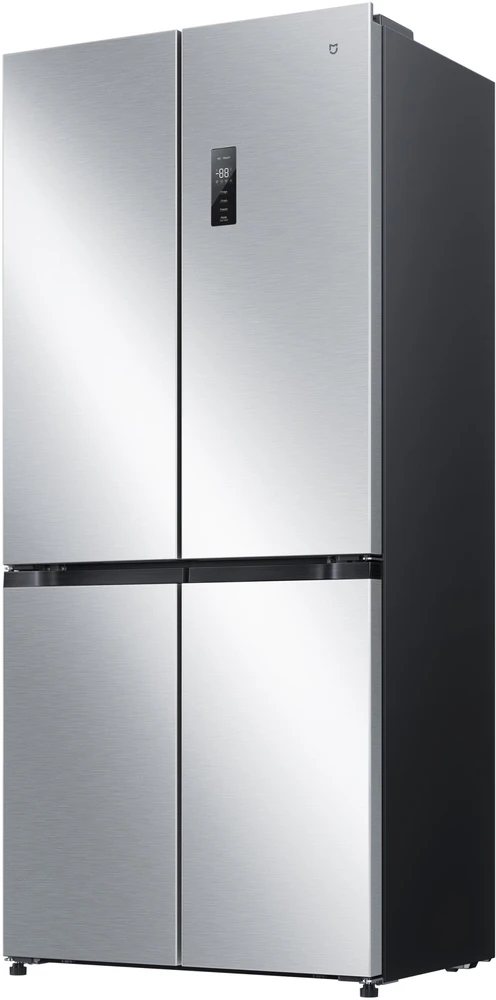 Xiaomi Mijia šaldytuvas Cross Door 502L EU | Energijos vartojimo efektyvumo klasė E | Laisvai pastatomas | Side by Side | Aukštis 191,2 cm | No Frost sistema | Šaldytuvo neto talpa 326 L | Šaldiklio neto talpa 176 L | 37 dB | Šlifuoto plieno sidabrinis