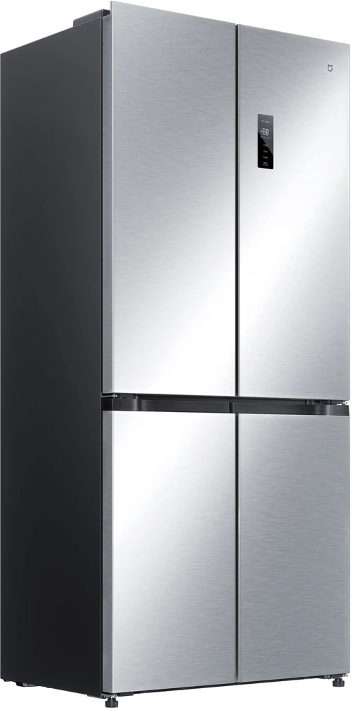 Xiaomi Mijia šaldytuvas Cross Door 502L EU | Energijos vartojimo efektyvumo klasė E | Laisvai pastatomas | Side by Side | Aukštis 191,2 cm | No Frost sistema | Šaldytuvo neto talpa 326 L | Šaldiklio neto talpa 176 L | 37 dB | Šlifuoto plieno sidabrinis