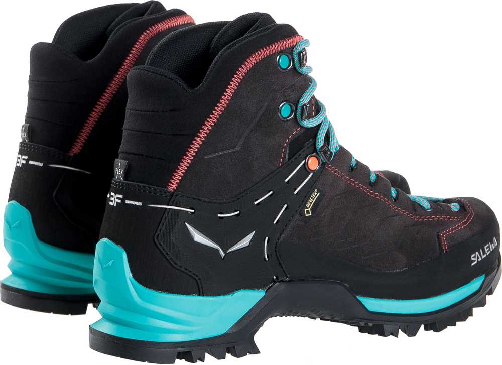 SLW Salewa MTN Trainer Mid GTX Lizdinė Suaugusiems Juoda, Mėlyna