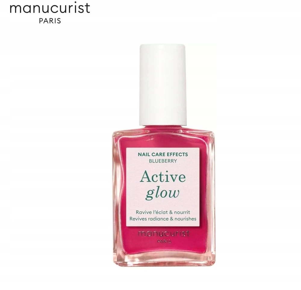Manucurist Aktyvaus švytėjimo aviečių nagų lakas 15ml