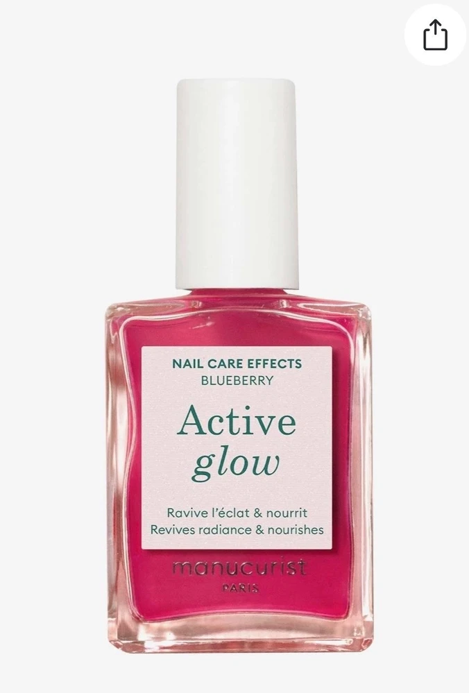 MANUCURIST_Active Glow nagų lakas mėlynių skonio 15ml