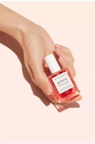 Manucurist Aktyvaus švytėjimo aviečių nagų lakas 15ml