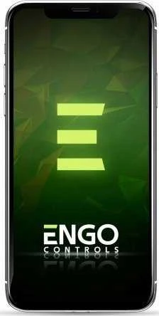 Engo Controls mobiliosios programėlės sąsaja
