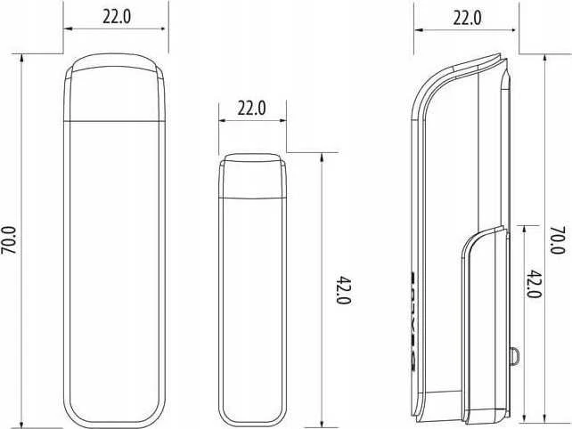 Salus atvērto durvju/logu sensors Slim SW600