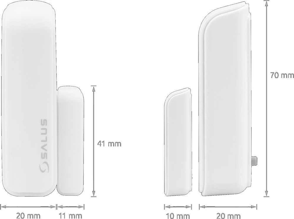 Salus atvērto durvju/logu sensors Slim SW600