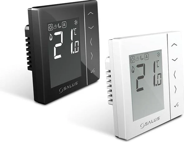 Salus termostatas VS35B, 230 V, juodas