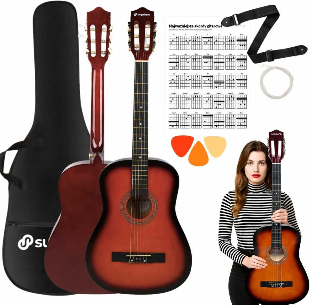 SUPRIMO CGS2 SB - klasikinė gitara 4/4, saulės spindulio