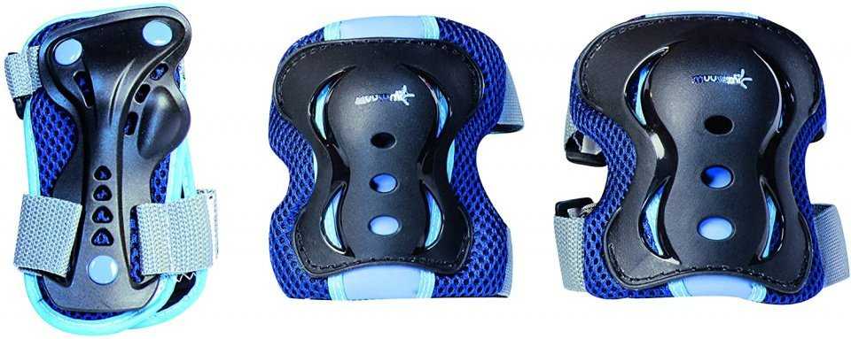SALVAS Muuwmi Elbow and knee protector set M size mėlynas AU 554
