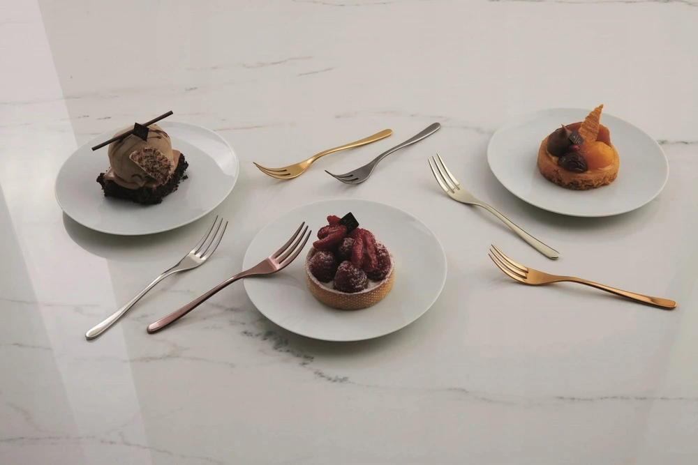 Sambonet Taste pyrago šakučių rinkinys 6 vnt variniai