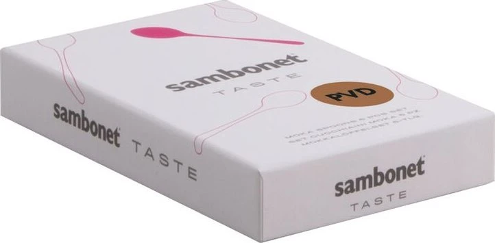 Sambonet Taste PVD 6 espreso šaukštai