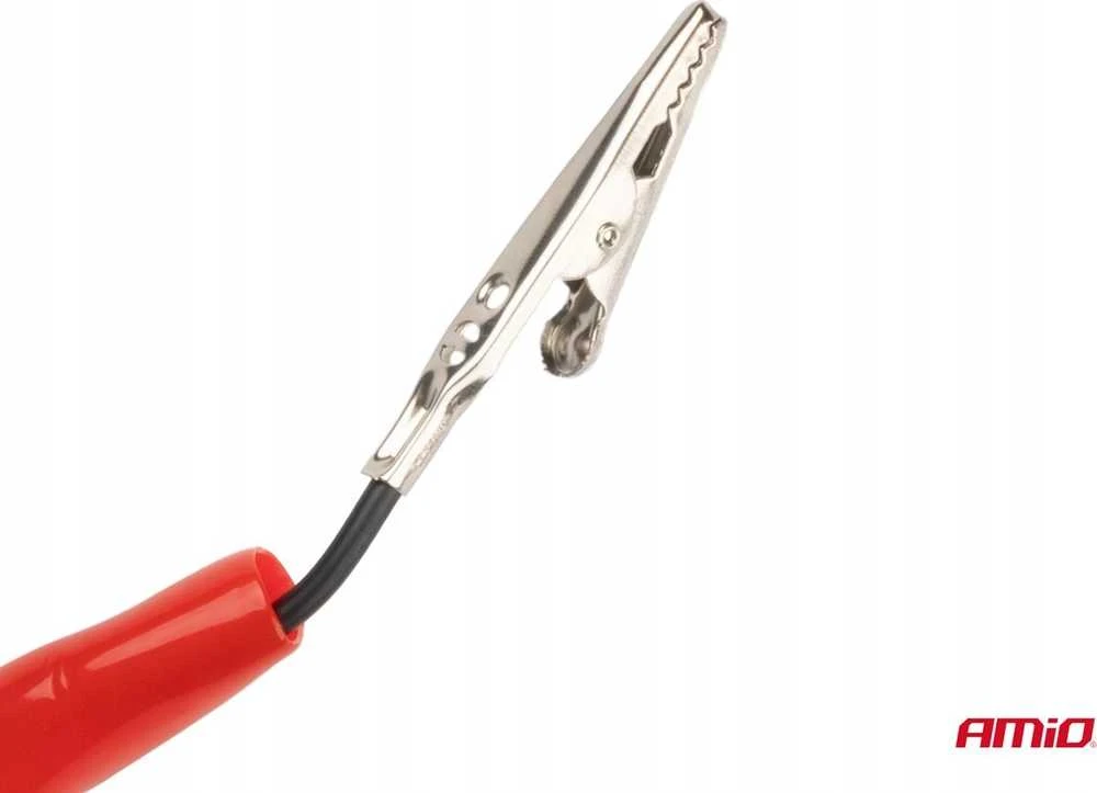 Automobilinis įtampos testeris 6–12V su „krokodilo“ gnybtu, AMIO-04272