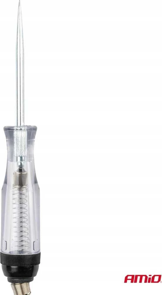 Automobilinis įtampos testeris 6–24V su „krokodilo“ gnybtu, AMIO-04273