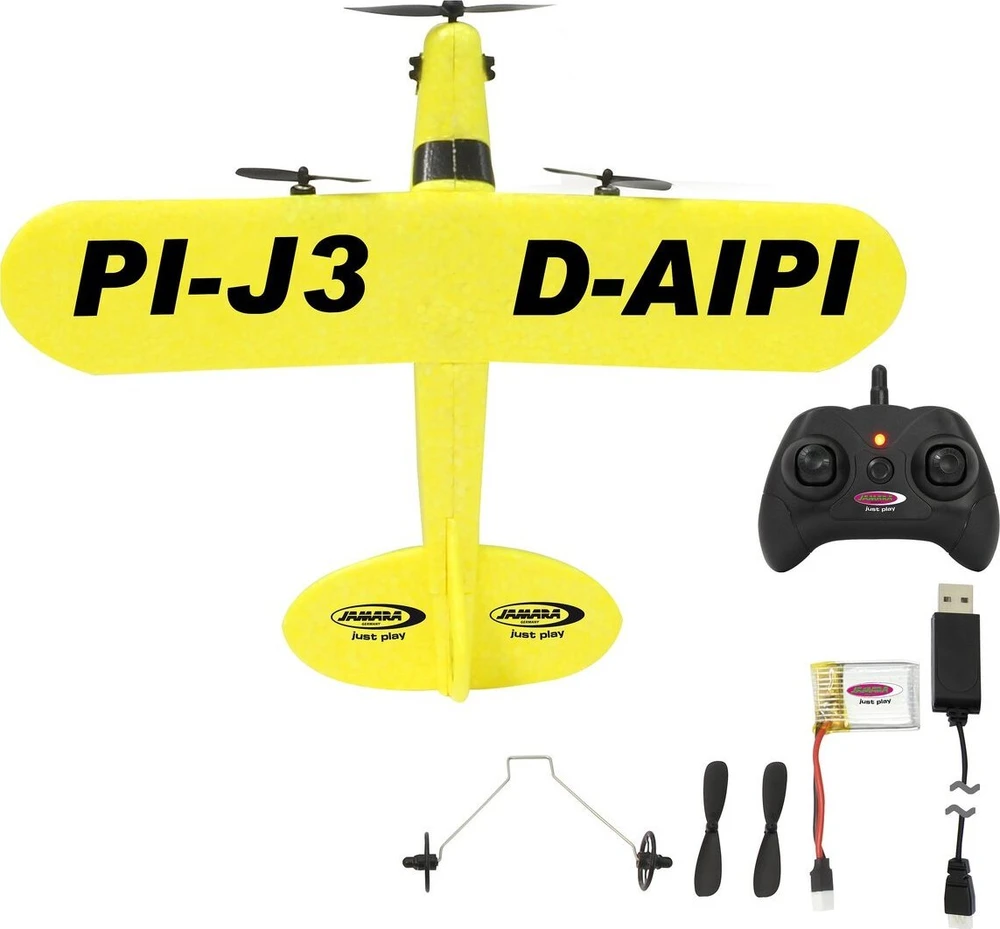 Jamara Jamara J3-CUB nuotolinio valdymo lėktuvo giroskopas 2 kanalai 2,4 GHz