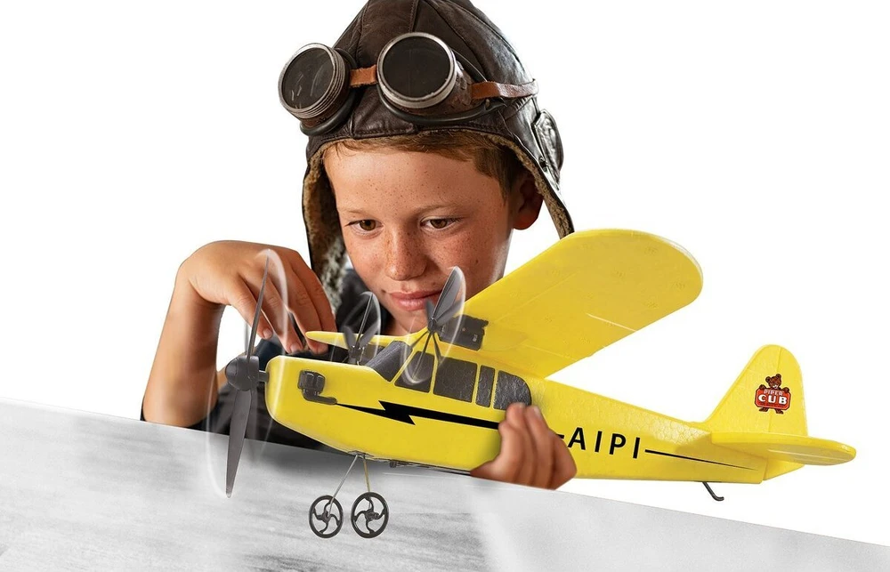 Jamara Jamara J3-CUB nuotolinio valdymo lėktuvo giroskopas 2 kanalai 2,4 GHz