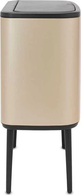 Šiukšlių dėžė Brabantia Bo Touch, 3 x 11 l, Šampano spalvos