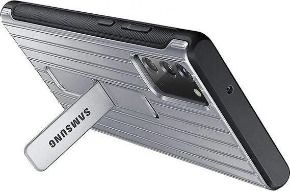 Apsauginis stacionarus dėklas, skirtas „Samsung Galaxy Note 20/Note 20 5G“ (sidabrinis)
