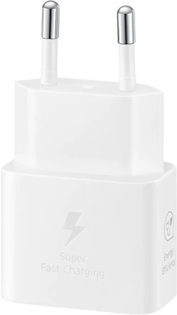 Samsung 25W Power Adapteris Baltas