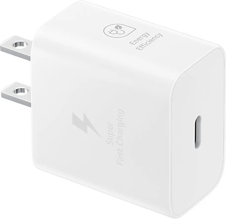 Samsung 25W Power Adapteris Baltas