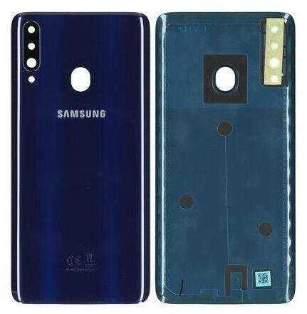 Samsung A207 A20s galinis dangtelis Mėlyna