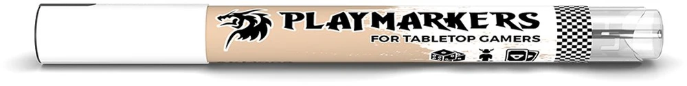 AK Interactive Playmarker akrilinis žymeklis DARK SKIN, teptuko galiukas