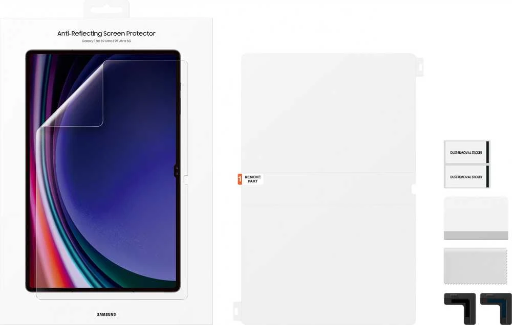 UX910CTE neatspindinti ekrano apsauga, skirta Samsung Galaxy Tab S9 Ultra / S8 Ultra, permatoma (skaidri)