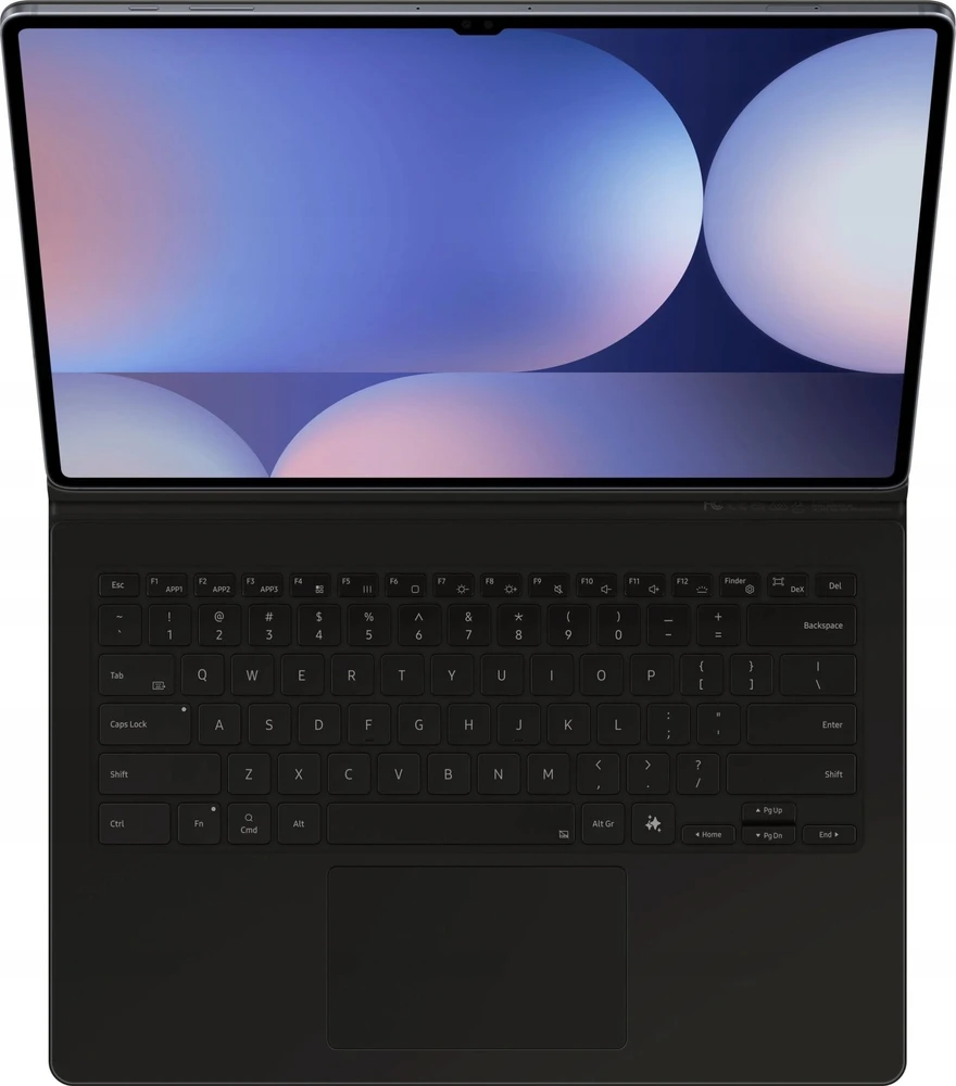 Samsung Galaxy Tab S10 Ultra/S9 Ultra Book Cover Klaviatūra Slim Juodas