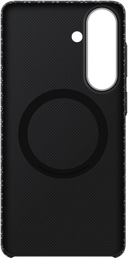 KS947SS anglies pluošto magnetinis dėklas „Samsung Galaxy S26 Plus“, pilkas