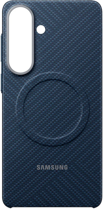 KS947SC anglies pluošto magnetinis dėklas „Samsung Galaxy S26 Plus“, Mėlyna violetinė
