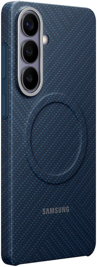 KS947SC anglies pluošto magnetinis dėklas „Samsung Galaxy S26 Plus“, Mėlyna violetinė