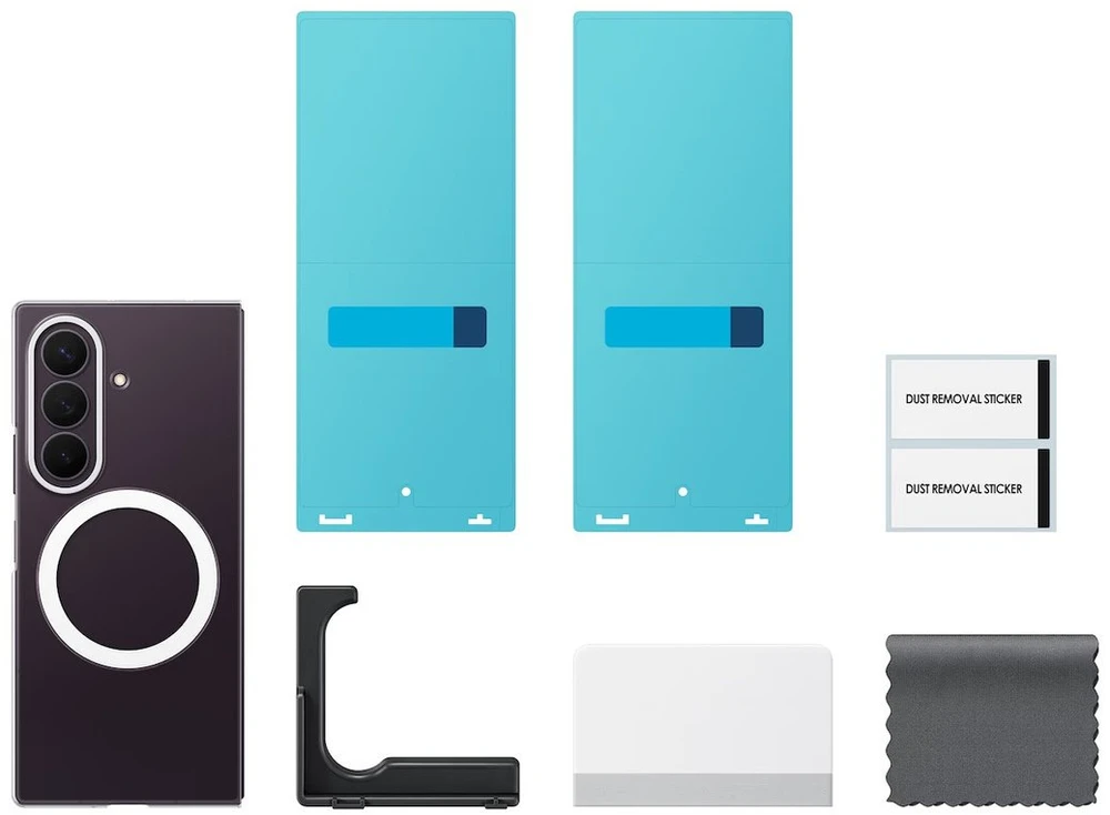 Dėklas CF976CTE skaidrus magnetas „Samsung Galaxy Fold 8 Ultra“, permatomas