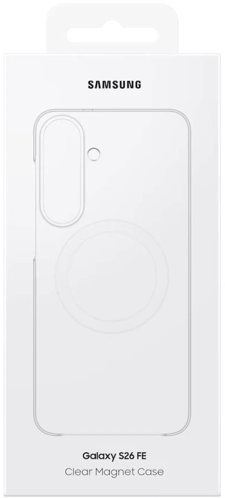 Dėklas Samsung Galaxy S26 FE Clear Magnet Cover Transparent