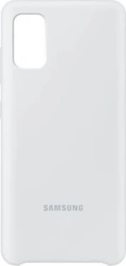 PA415TWE Silikoninis dėklas skirtas Samsung Galaxy A41 (Baltas)