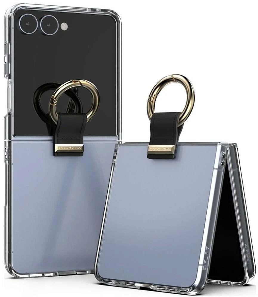 Mercury Golden Bell dėklas, skirtas Samsung Galaxy Z Flip8, juodas