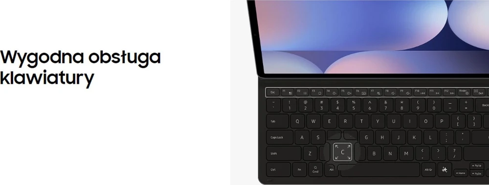 112803 EF-DX920UBE Samsung Plonas dėklas su klaviatūra, skirtas „Galaxy Tab S9 Ultra“ / „S10 Ultra“ (juodas)